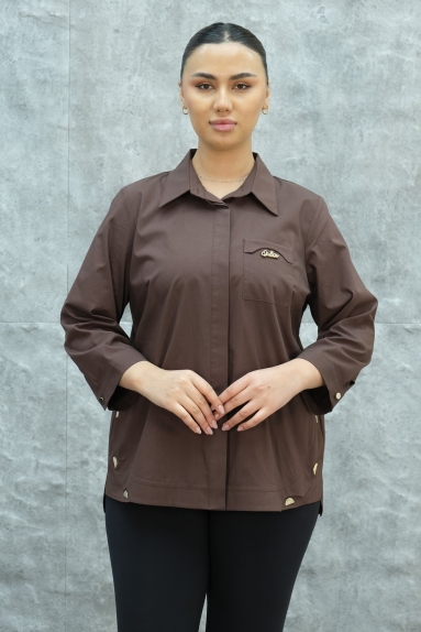 wholesaleالمرأة ملابس قميص مقاس كبير