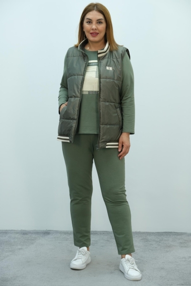wholesaleWomen Clothes Super Plus Size Womens Three-Piece Sports Set
