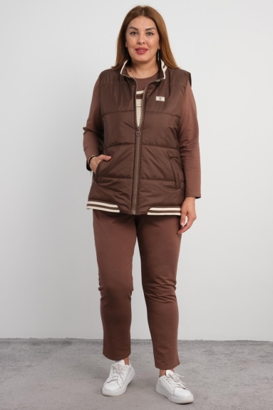 wholesaleWomen Clothes Super Plus Size Womens Three-Piece Sports Set